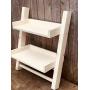 Floating Bathroom Shelf| Ladder shelf w/towel hanger| 3 Tier Bathroom shelf