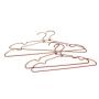 Koobay 60PS 12" Childrens Copper Gold Finishing Aluminium Clothes Hangers Laundry Wire Shop Display Hanger (TOP Gold)