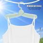 Yosooo Multi-Functional Mini Folding Clothes Hanger Portable Travel Artifact Plastic Drying Rack(5PCS Green) Yosooo Multi-Functional Mini Folding Clothes Hanger Portable Travel Artifact Plastic Drying Rack(5PCS Green)