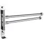 Asnlove Wall Mounted Swivel Towel Bar- Stainless Steel Bathroom Towel Rack Hanger- Kitchen Towel Dish Cloths Holder Organizer- Rotating Space Saver Towel Rack with Hook(2 Bar) Asnlove Wall Mounted Swivel Towel Bar- Stainless Steel Bathroom Towel Rack Hanger- Kitchen Towel Dish Cloths Holder Organizer- Rotating Space Saver Towel Rack with Hook(2 Bar)