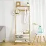 WYQSZ Japanese Clothes Rack Bamboo, Floor Living Room Bedroom Clothes Rack Wooden, Simple Hanger Porch Door Shelf Bamboo (Color : B) WYQSZ Japanese Clothes Rack Bamboo, Floor Living Room Bedroom Clothes Rack Wooden, Simple Hanger Porch Door Shelf Bamboo (Color : B)