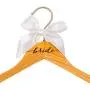 VAIEER Personalized Laser Engraved Wedding Bride and Groom Hangers with Black Ribbon and White Ribbon Custom Wood Clothes Hangers Garment (Bride) VAIEER Personalized Laser Engraved Wedding Bride and Groom Hangers with Black Ribbon and White Ribbon Custom Wood Clothes Hangers Garment (Bride)