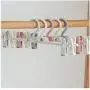 Pants Clip Hanger Stand Clothespin Hanger Adjustable Pinch Grip Drying Rack Plastic Peg Hanger Space Saving Hook Rack(10 Pieces/Lot)(Random Color)