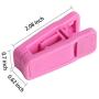 Ira Pollitt 40 Plastic Clothes Hangers Clips,Strong Pinch Grip Clips Multi-Purpose Finger Clips Set Clothes Hanger for Coat Hanger Pants Hangers,Use with Slim-line Clothes Hangers (Pink)