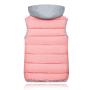 TANLANG Fashion Women Autumn Winter Vest Wadded Jacket Tank Short Warm Coat Logistics Hoodie Cardigan Outwear