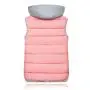 TANLANG Fashion Women Autumn Winter Vest Wadded Jacket Tank Short Warm Coat Logistics Hoodie Cardigan Outwear