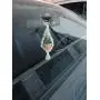 VIEW MIRROR Charm/mini plant hanger with maple barrel beads/rear view mirror accessory/car mirror accessory/cute car hanging accessory VIEW MIRROR Charm/mini plant hanger with maple barrel beads/rear view mirror accessory/car mirror accessory/cute car hanging accessory