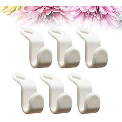 VOSAREA 6pcs Plastic S Shaped Thicken Hooks Hangers Towel Clothes Rack Hook