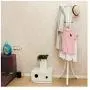 XIAOLONG Simple Modern White Coat Rack Floor Clothes Rack Bedroom Living Room Hanger Creative Simple Floor Hanger