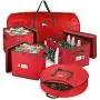 StorageMaid Holiday Storage Set - Large Ornament Storage, Ornament Storage Box, 36
