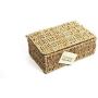 WoodLuv Seagrass Storage Basket with Small Lid