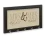 Mrs & Mrs Key Holder, Lesbian Gift, Gay Gift, Lesbian Wedding Gift, Gay Wedding Gift, Key Hanger, Wall Key Rack, Wall Key Holder, Key Holders, Personalized Gift, Home, Housewarming Gift, Wedding Gift