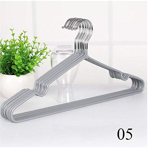 10PC Random Color Plastic Nano Hanger Durable Anti-Skid Plastic Clothes Hangers for Clothes Drying Clothes Rack Adult and Children Hanger