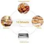 Bread Boxes for Kitchen Counter, Stainless Steel Roll Top Bread Bin, Sliver Bread Storage Holder with Lid, Large Capacity Bread Keeper, 17 x 11 x 7 Inches Bread Boxes for Kitchen Counter, Stainless Steel Roll Top Bread Bin, Sliver Bread Storage Holder with Lid, Large Capacity Bread Keeper, 17 x 11 x 7 Inches