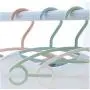 10pcs Random Color Baby Plastic Hangers for Clothes Hanging Household Baby Child Slip-Resistant Seamless Clothes Hanger