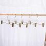 Billion - Acrylic Hanger - Gold Hook and Suit Hanger - Non-Slip Heavy Duty Gold Hanger for Shorts and Skirt 5 Pack