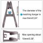 Corodo Hanger Clips 60 Pack, Multi-Purpose Hanger Clips for Hangers, Grey Finger Clips for Plastic Clothes Hangers, Pants Hangers Clips Corodo Hanger Clips 60 Pack, Multi-Purpose Hanger Clips for Hangers, Grey Finger Clips for Plastic Clothes Hangers, Pants Hangers Clips