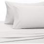 Pinzon 300 Thread Count Percale Cotton Sheet Set - Twin, White