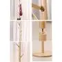 MAFYU Coat Rack Continental Solid Wood Hanger Disc Base Drying Hanger Bedroom Hanging Hanger Hotel Living Room Clothes Storage Rack