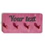 Custom key hanger with your text is made by hand for decorating and storing