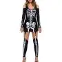 charmsamx Womens Halloween Punk Skeleton Skull Printed Dress Autumn Casual Cold Shoulder Long Sleeve Tunic Top with Skull Bone Long Arm Warmer Jumpsuit for Halloween Costume Party charmsamx Womens Halloween Punk Skeleton Skull Printed Dress Autumn Casual Cold Shoulder Long Sleeve Tunic Top with Skull Bone Long Arm Warmer Jumpsuit for Halloween Costume Party