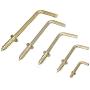 Hareware Accessories Mayitr 50pcs 4 sizes DIY L Shaped Screw Dresser Cup Hooks Hanging Hangers Fastener tools gerber dime multi-tool-1 2