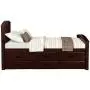 Hooseng Twin Size Solid Wood Bookcase Captains Platform Storage Bed with Pull Out 6 Drawers,No Boxes Spring Needed, Deep Walnut Hooseng Twin Size Solid Wood Bookcase Captains Platform Storage Bed with Pull Out 6 Drawers,No Boxes Spring Needed, Deep Walnut