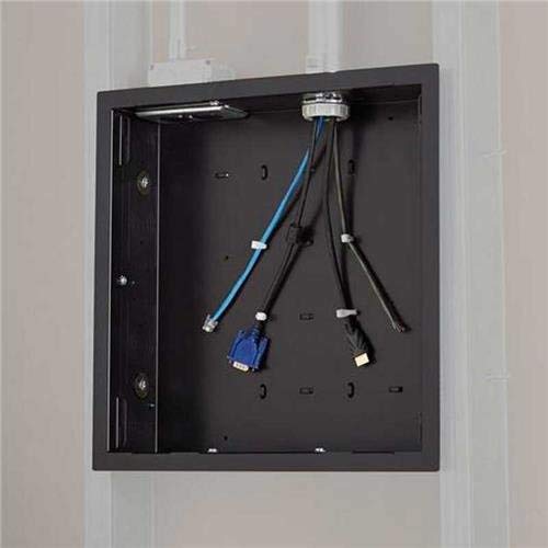 Chief in-Wall Storage Boxes Black Flange