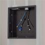 Chief in-Wall Storage Boxes Black Flange