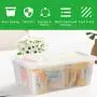 Giantex 6-Pack Storage Boxes Storage Tote Boxes W/Clear Lid 13 Quart / 12 Liter Each Liter Latch Stack Tubs Bins w/Clear Lid Latches Handles (6) Giantex 6-Pack Storage Boxes Storage Tote Boxes W/Clear Lid 13 Quart / 12 Liter Each Liter Latch Stack Tubs Bins w/Clear Lid Latches Handles (6)