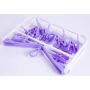 Basicwise QI003440 Purple Laundry Drying Hanger Clothes Rack with 20 Clips