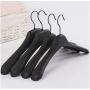Black Thick Wide Shoulder Plastic Clothes Hanger Decoration for Coats Jacket and Fur 10 Pieces
