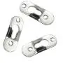 Timoo 20 PCS Keyhole Hangers Heavy Duty Keyhole Bracket for Cross Stitch, Painting, Photo Frame, Cabinets