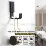Tedamir Coat Hooks Black Retro Style Towel Clothes Bathroom Shower Hanger Wall Mounted Robe Hook Key Ring Rack Vintage Bathroom Hook