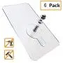 Sendida Wall Mount Adhesive Screws - Tools Free Screws Base for Hooks, Replacement and Reusing for Hanger (No Hanger Hooks Included)- 6 Pack Sendida Wall Mount Adhesive Screws - Tools Free Screws Base for Hooks, Replacement and Reusing for Hanger (No Hanger Hooks Included)- 6 Pack