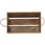 SAVON Storage Bin Container Boxes Wood Kitchen Bathroom Organizer Wooden Holder Rustic