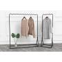 Coat Racks Home Storage Floor-Standing Solid Wood Wavy Hanger Coat Rack for Bedroom Living Room Door Hanger Multifunctional (Size : 39-inches）
