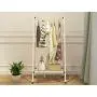 Angels home Creative White Coat Rack Drop Subway Art Hanger Simple Modern Clothes Rack Bedroom Living Room Floor Hanger Angels home Creative White Coat Rack Drop Subway Art Hanger Simple Modern Clothes Rack Bedroom Living Room Floor Hanger