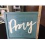 Pray Sign, Farmhouse Style, Hand Painted, Table Top or Wall Hanger