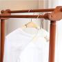 Simple Hanger Solid Wood Coat Rack Clothes Rack Hanger, Honey Color, Brown, 60cm45cm155cm Haiming (Color : Honey Color)