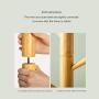Coat Rack Standing, Solid Wood Coat Rack Floor Hanger Bedroom Clothes Rack, 8 Hooks, Disc Base (Color : Goose Yellow)