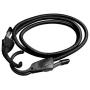 ROWEQPP Car Clothes Hanger Elastic Cothesline Belts Rope Laundry Interior Hanging Rope LW-1610B Blue 3meter(118")