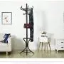 Cxjff Floor Standing Coat Rack Stable Design Hanger Clothes 12 Hooks European Style Easy Install, Wood, 3 Colors (Color : Dark Brown, Size : 27x27x184cm) Cxjff Floor Standing Coat Rack Stable Design Hanger Clothes 12 Hooks European Style Easy Install, Wood, 3 Colors (Color : Dark Brown, Size : 27x27x184cm)