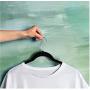 8pcs Velvet Clothes Hangers Premium Non-Slip Clothes Hangers with Clips for Dress Jackets Coats Clothes Pants