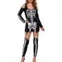 charmsamx Womens Halloween Punk Skeleton Skull Printed Dress Autumn Casual Cold Shoulder Long Sleeve Tunic Top with Skull Bone Long Arm Warmer Jumpsuit for Halloween Costume Party charmsamx Womens Halloween Punk Skeleton Skull Printed Dress Autumn Casual Cold Shoulder Long Sleeve Tunic Top with Skull Bone Long Arm Warmer Jumpsuit for Halloween Costume Party