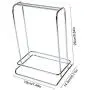 Augproveshak Clothes Hanger Organizer Rack Sturdy Stainless Steel Clothes Caddy Storage Holder Stacker for Closet & Room Tidier Laundry Rooms Drying Rack