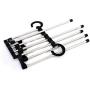5 in 1 Telescopic Folding Hanger Stainless Steel Pants Hangers Clothes Organizer Space Saver Storage Rack for Hanging