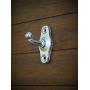 Handpained Rustic Cast Iron Hanger, Silver or Pick Color, Coat or Towel Hook