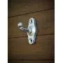 Handpained Rustic Cast Iron Hanger, Silver or Pick Color, Coat or Towel Hook