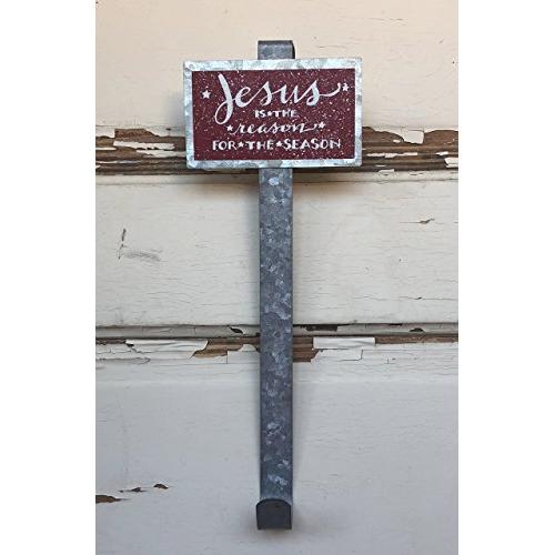 AG Designs Christmas Decor - Jesus is the Reason Wreath Door Hanger